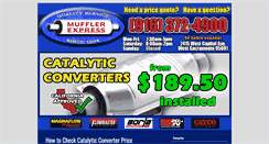 Desktop Screenshot of mufflerexpress.net